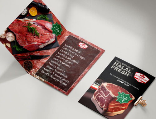 Butchery.ge Promotional Flyer Design