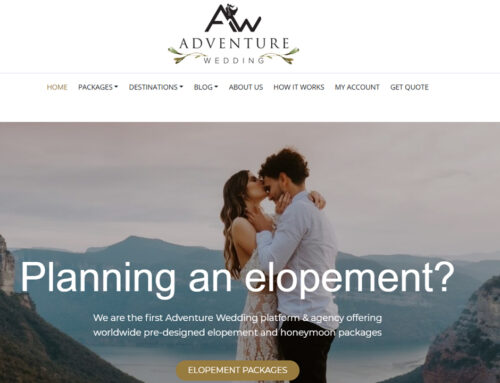 Adventure Wedding – Destination Wedding Website Development