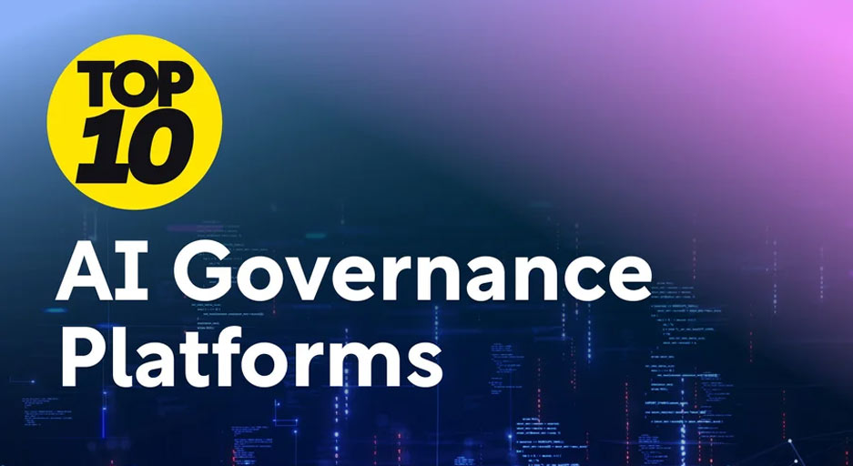 futuristic control room representing AI governance platforms